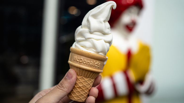 McDonald's soft serve cone