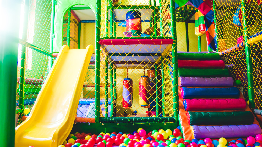 Bright indoor playground