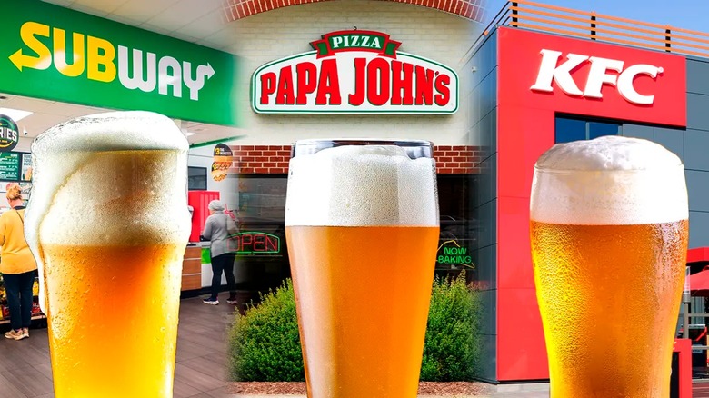 fast food restaurants with alcohol