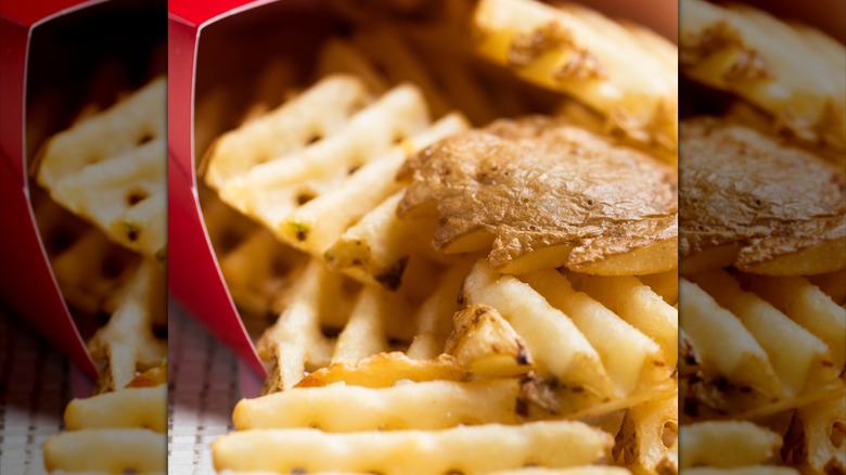 Close-up of Chick-fil-A's waffle fries