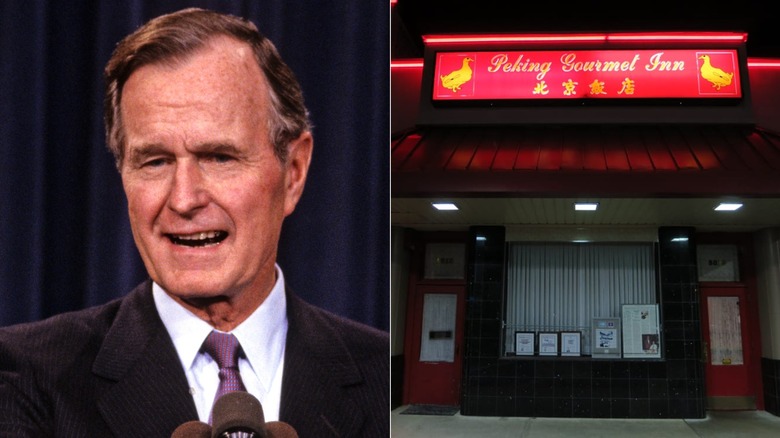 George H.W. Bush and Peking Gourmet Inn