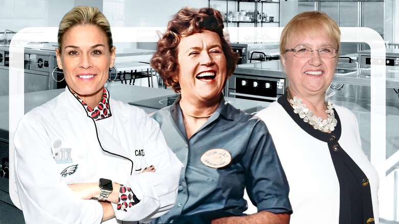 three prominent female chefs