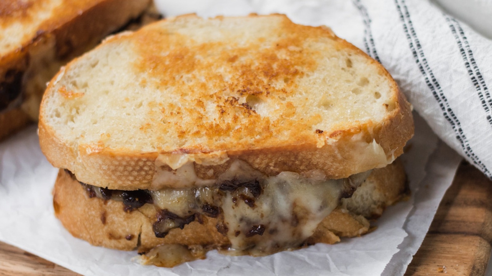 Fig Grilled Cheese Won't Be Perfect Unless You Use Sourdough Bread