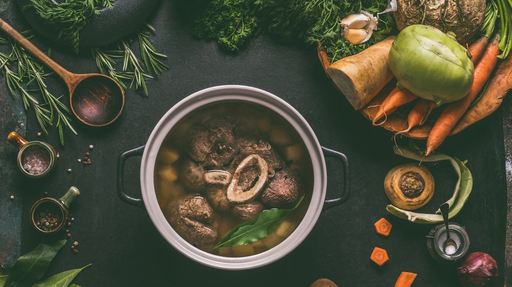 Beef bone broth