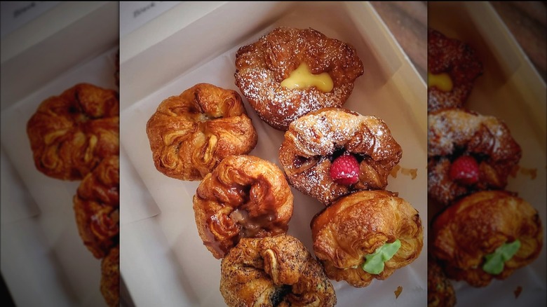 Kouign-amanns in a box