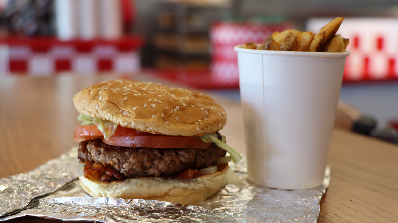 Five Guys burgers and fries