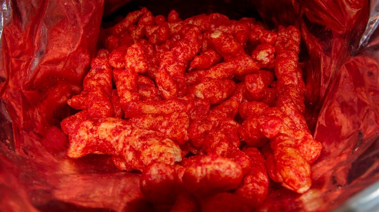 Flamin' Hot Cheetos in bag