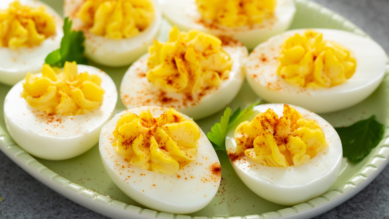 Flavored Cream Cheese Is The Easiest Way To Jazz Up Deviled Eggs