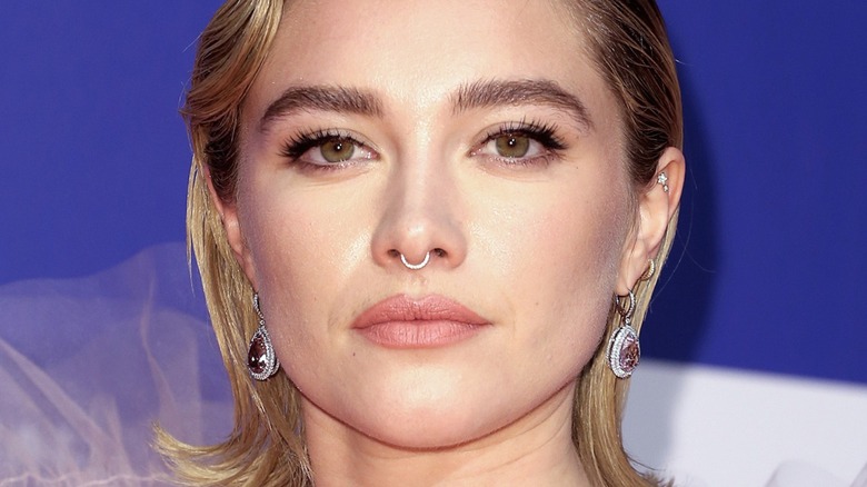 Florence Pugh with nose ring