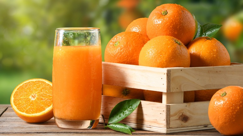 fresh squeezed orange juice