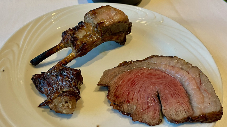 Lamb chop, picanha, sirloin