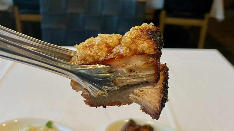 Slice of pork belly