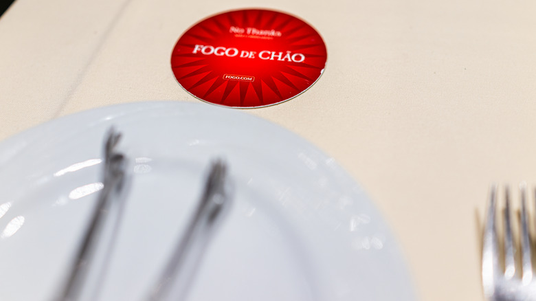 Fogo de Chão red label card