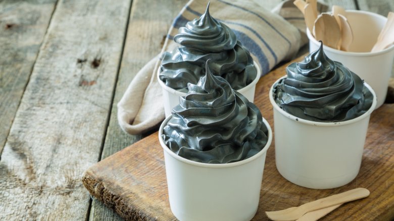 charcoal ice cream