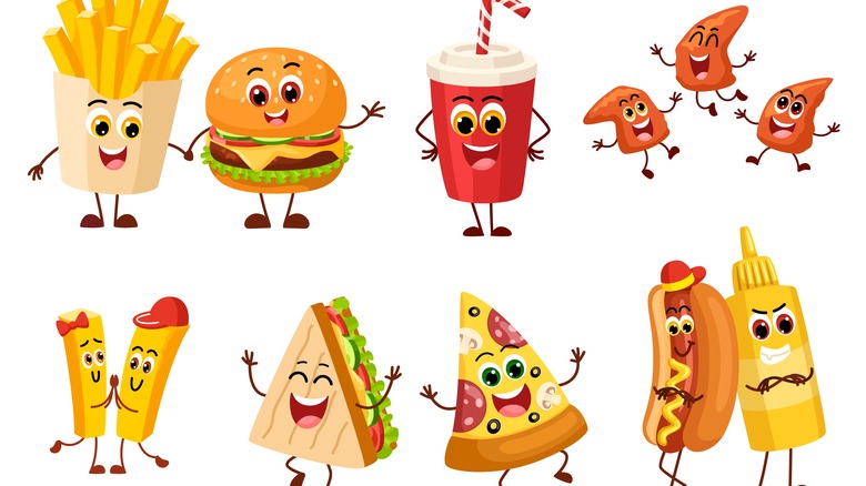 generic fast food mascots