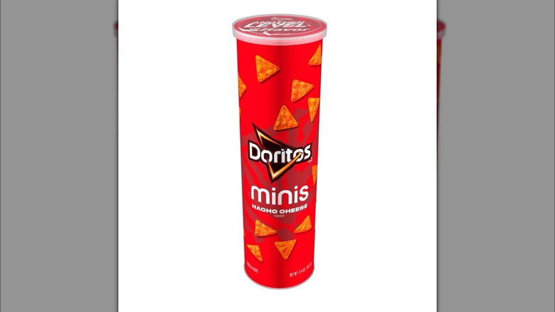 can of Dorito Mini chips