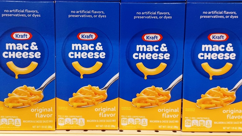 box of Kraft Mac and Cheese