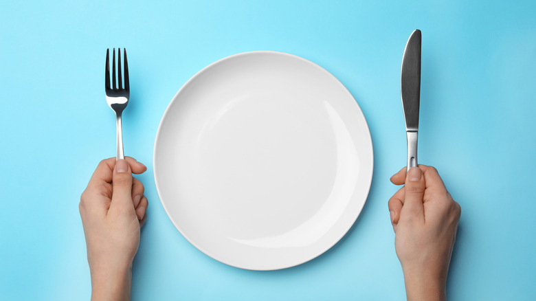 empty plate