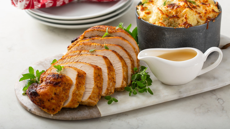 Turkey breast with sides