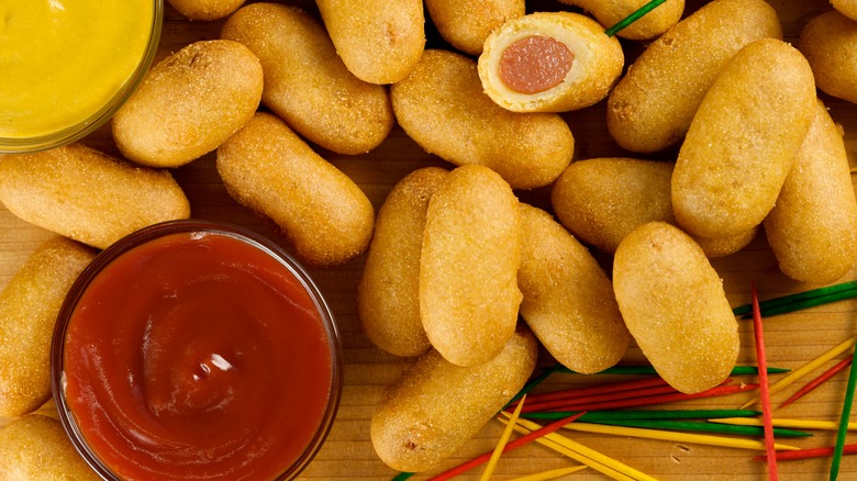 mini corn dogs