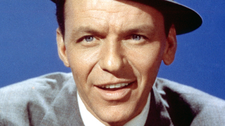 Frank Sinatra smiling