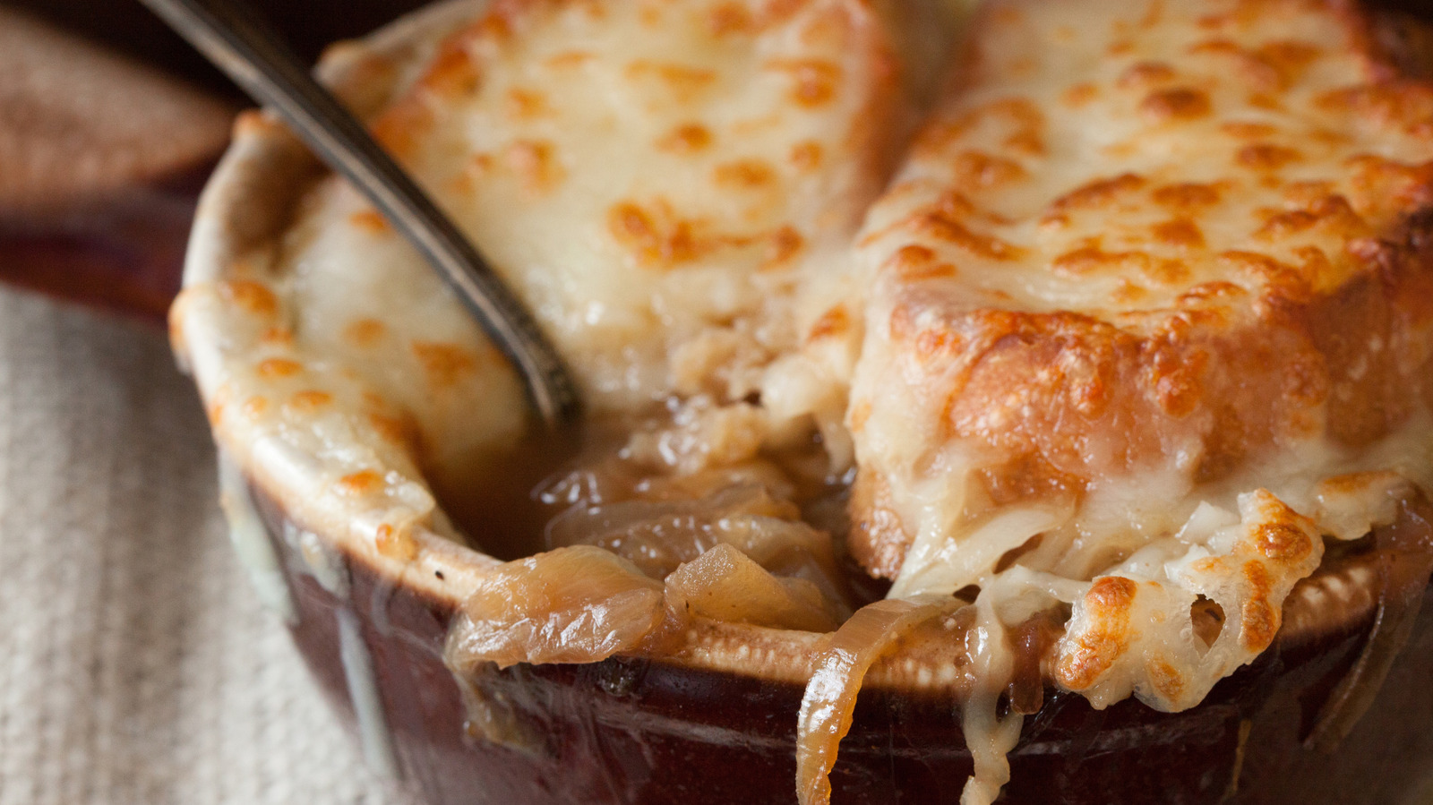 French Onion Baked Brie Is Like The First Gooey Bite Of Soup From Start
