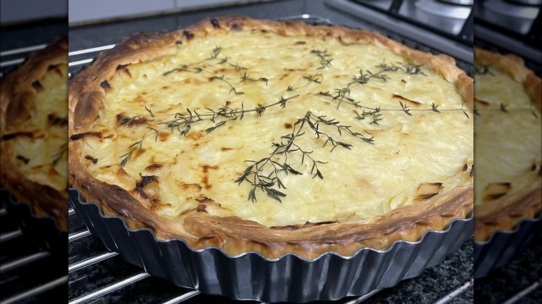 French onion tart