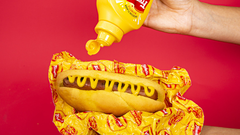 French's new mustard hot dog buns