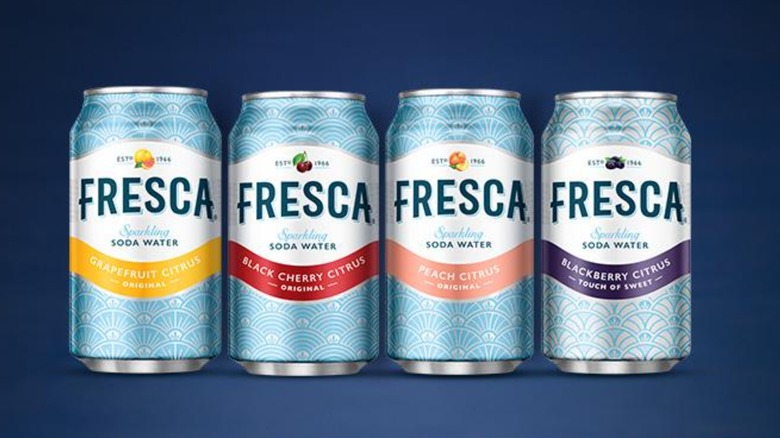 Cans of Coca-Cola's Fresca