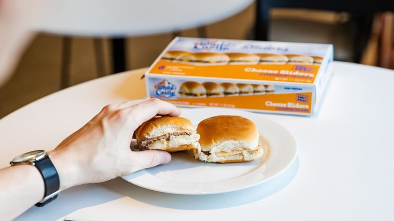White Castle burger sliders