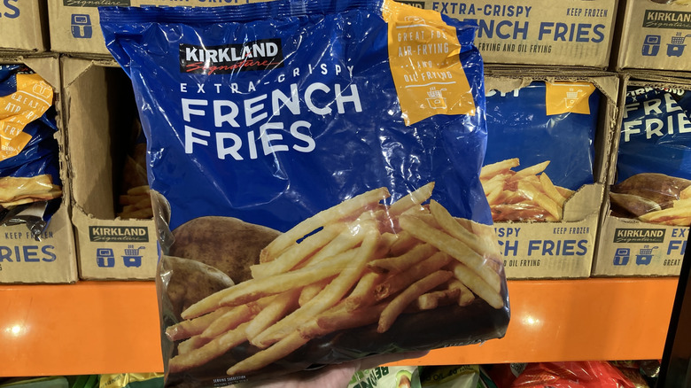 Bags of Kirkland Signature french fries