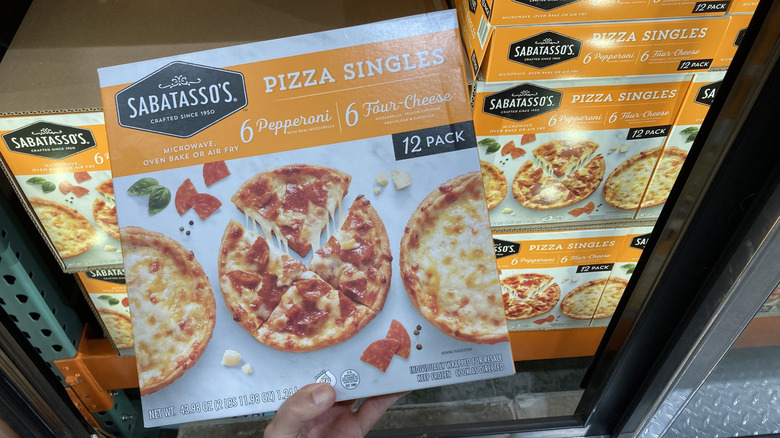 Sabatassos Pizza Singles from Costco