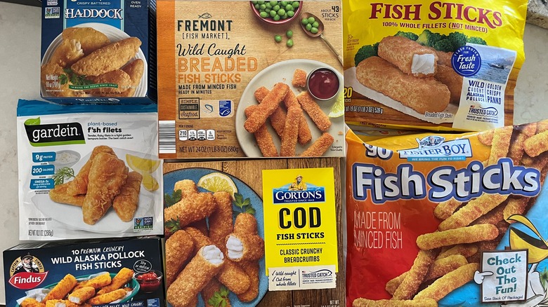 fish stick boxes splayed out