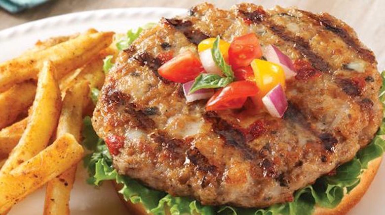 Amylu Kale and Mozzarella Chicken Burgers from Costco