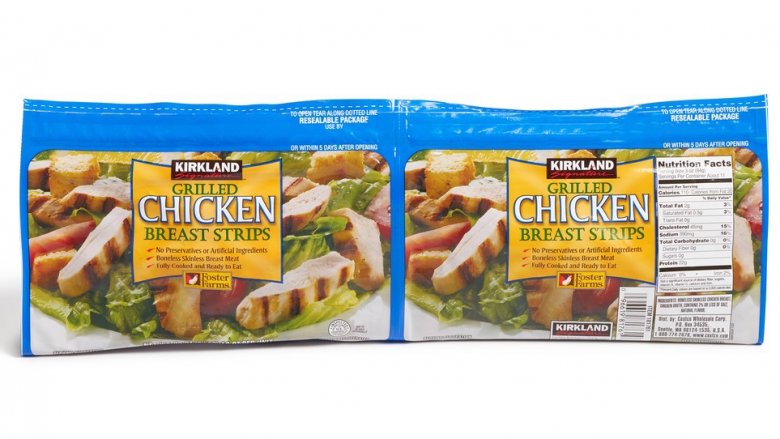 Kirkland Grilled Chicken Breast Strips from Costco