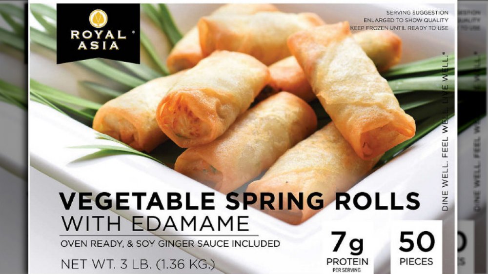 Vegetable Spring Rolls with Edamame from Costco