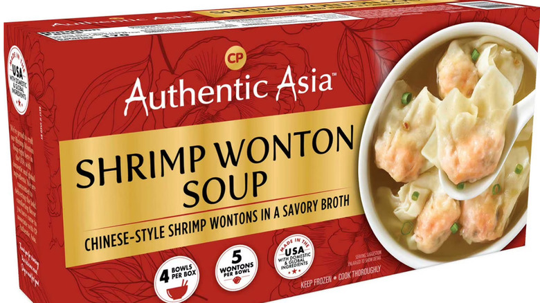 Authentic Asia shrimp wonton soup box
