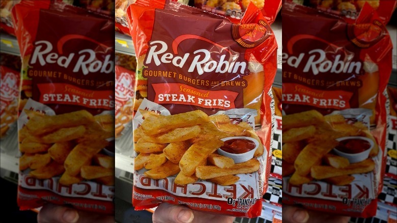 Bag of Red Robin Steak Fries at store