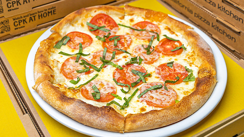 California Pizza Kitchen margherita pizza