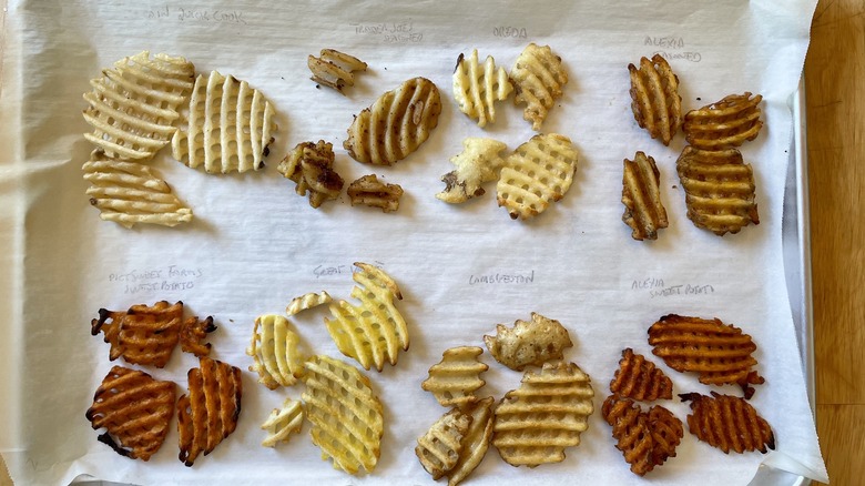 eight kinds of waffle fries