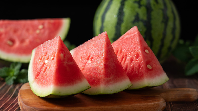 Watermelon slices