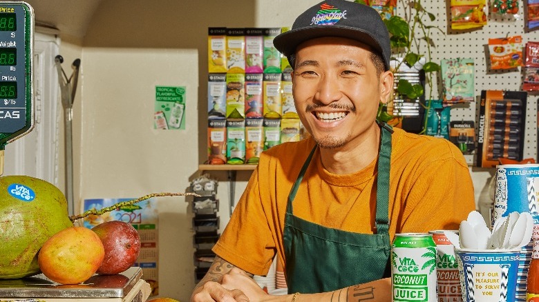 Calvin Eng at deli 