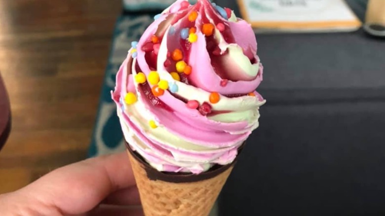Aldi's Unicorn ice cream cone