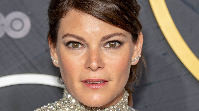 Gail Simmons in diamond earrings