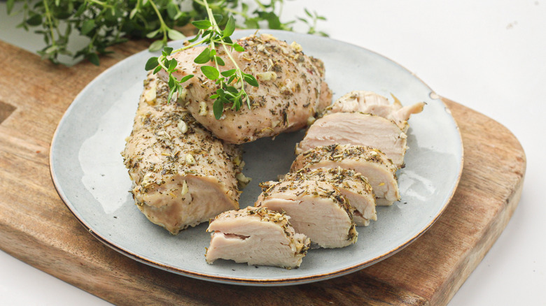 garlic herb roasted turkey breast