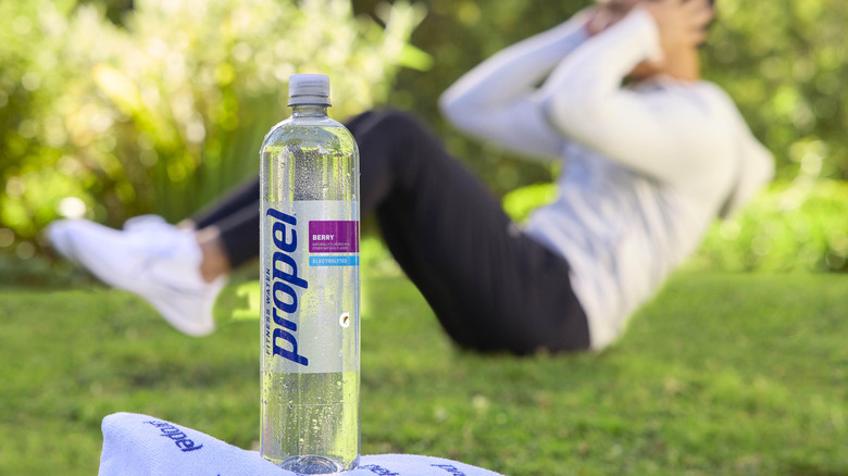 Exercising with Propel Fitness Water