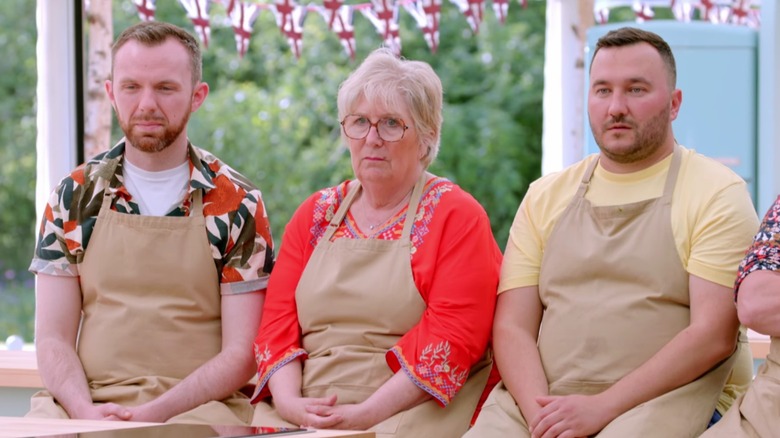 GBBO contestants James, Dawn, and Janusz