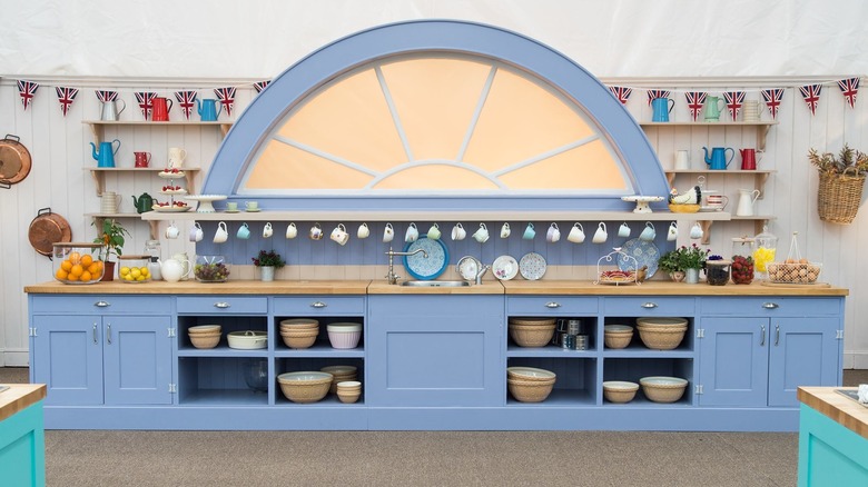 The Great British Bake Off baking tent