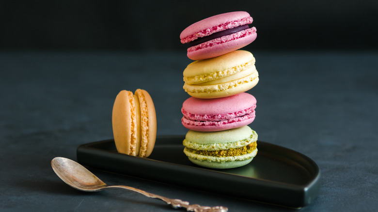 Colorful macarons