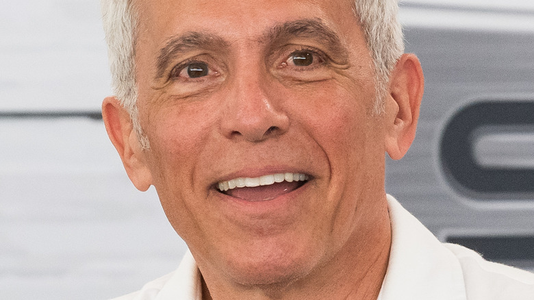 Geoffrey Zakarian in white